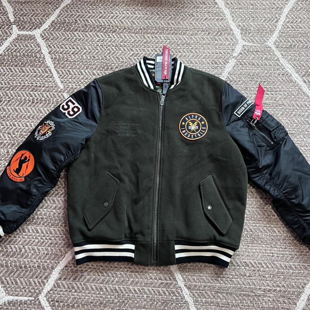 Alpha Industries Wool Jacket- Sz XL
